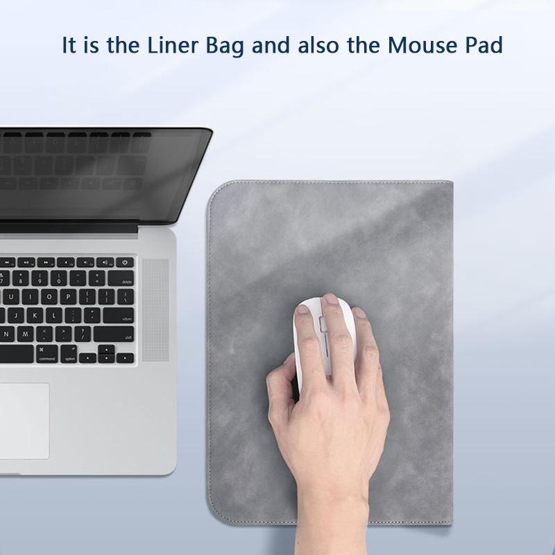 Laptop Bag Sleeve For Macbook Air 13 A2237, Air 15 Case M1 M2 M3 Pro 14 16 Inch PU Leather Bags Cover For Laptop Bags