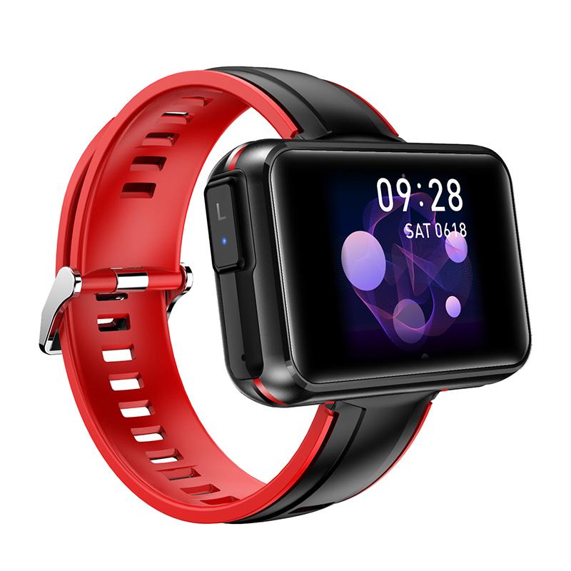 Smartwatch Auricolare Bluetooth Due-in-Uno TWS Chiamata Binaurale Esercizio Misuratore di Frequenza Cardiaca Passi 1,4 pollici
