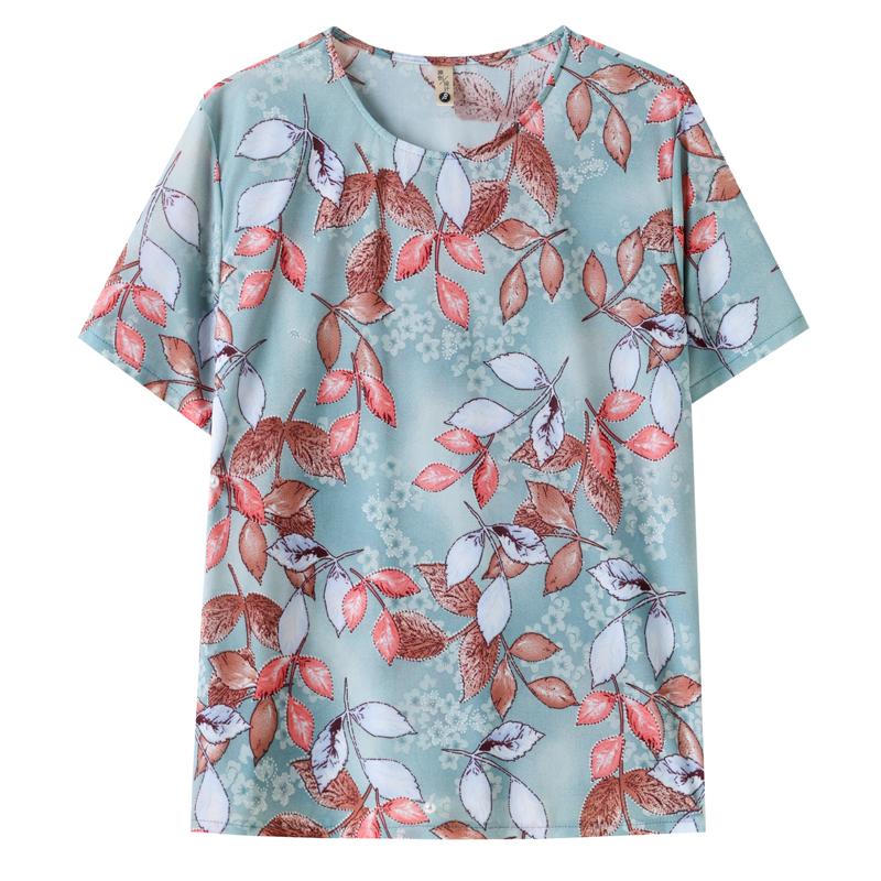 Women's Plus Size Summer Casual Set, Printed Top & Capri Pants (3XL-7XL)