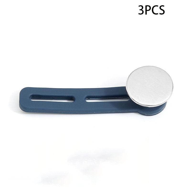

Expandable Waist Pants Button - Nail-Free, Removable, Universal Button, Jeans Extension Button, Adjustable Stretch Button Three buttons