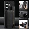 Zipper Leather Back Case for Samsung Galaxy S26 Ultra S24 S23 FE S22 S21 S25 Ultra S26 Plus S25 5G Walet with Card Holder Cover