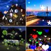 Christmas Snowflake Projector Light Large Decoration Christmas Party Laser Led Stage Light Rotating Xmas Lighting Garden Decor
