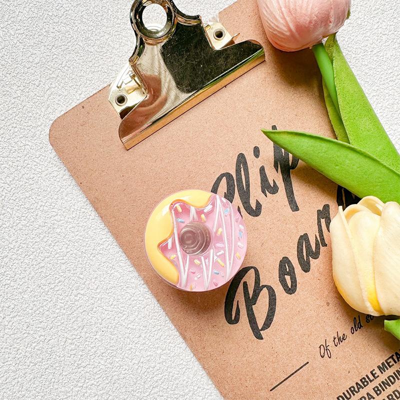 

Three-Dimensional Donut, Mobile Phone Airbag Bracket, Adhesive Type, Retractable, Portable, Watching Drama Desktop Support