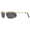 Bally Unisex Shark Rimless Sunglasses By0111 32a Gold Havana 68mm 32a