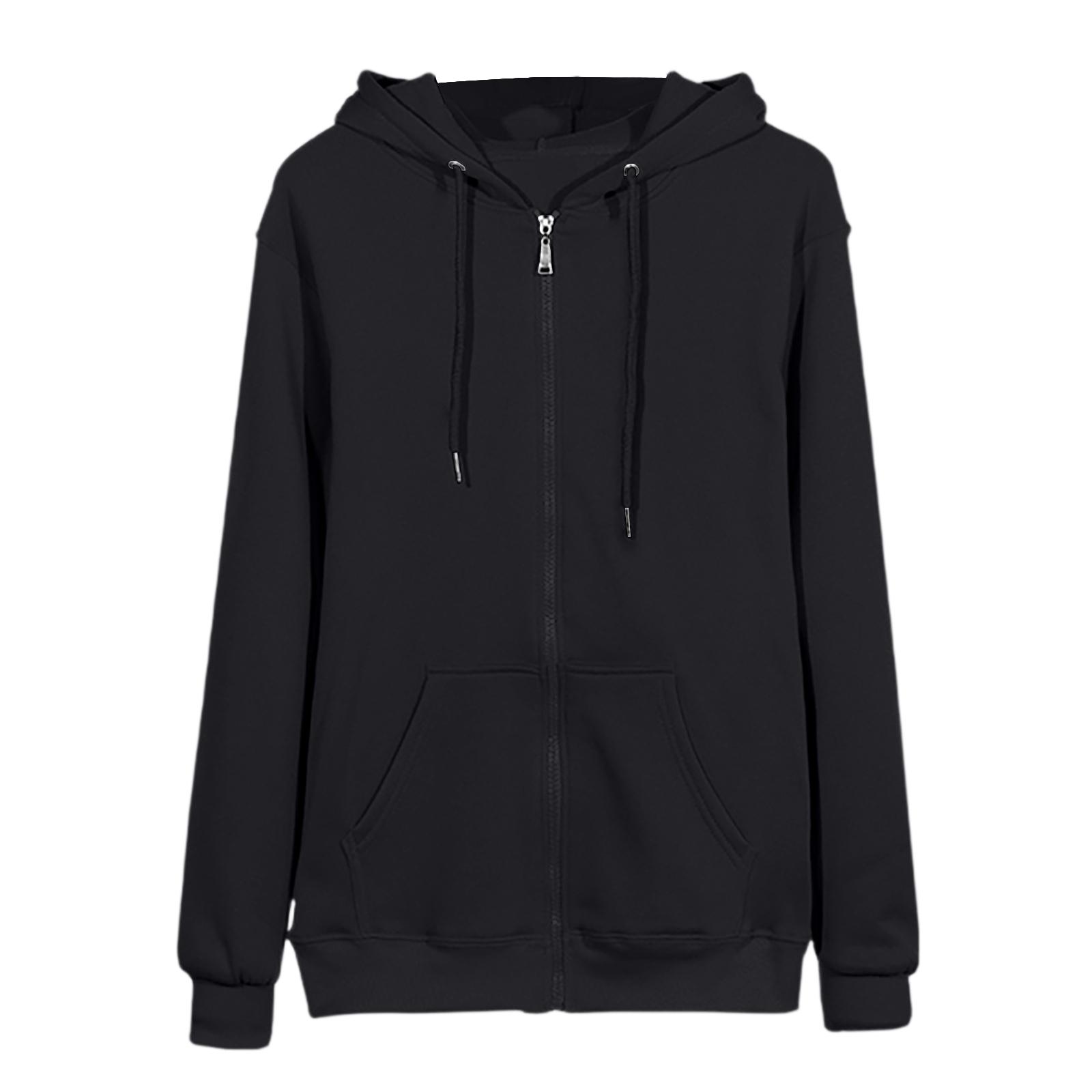 

Women s Loose Comfortable Casual Fashionable Solid Color V-Neck Long Sleeved Sweatshirt Coat L