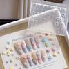 Novel 3D Silicone Mold Heart Star Pentagram Nail Artistry, DIY Transparent Manicure Template for Decorative Nail Trinkets