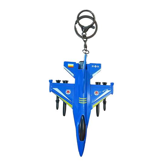 Combat Aircraft Keychain Pendant Small Portable Design Cartoon Shape Airplane Shape Key Charm Keys Stress Relief Toy