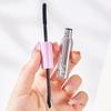 Double-In-One Mascara Silk Fiber Mascara Waterproof Mascara For Eyelash Extension Black Thick Lengthening Eyelashes Cosmetics