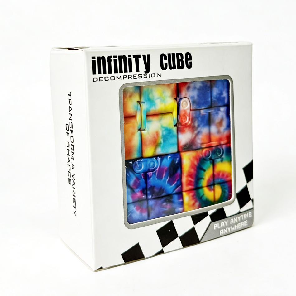 Куб-трансформер Infinity Flip Игрушка для СДВГ Тревоги Игра для пальцев Пазл Антистресс Магический палец Фиджет Аутизм Рука Подарок Для детей