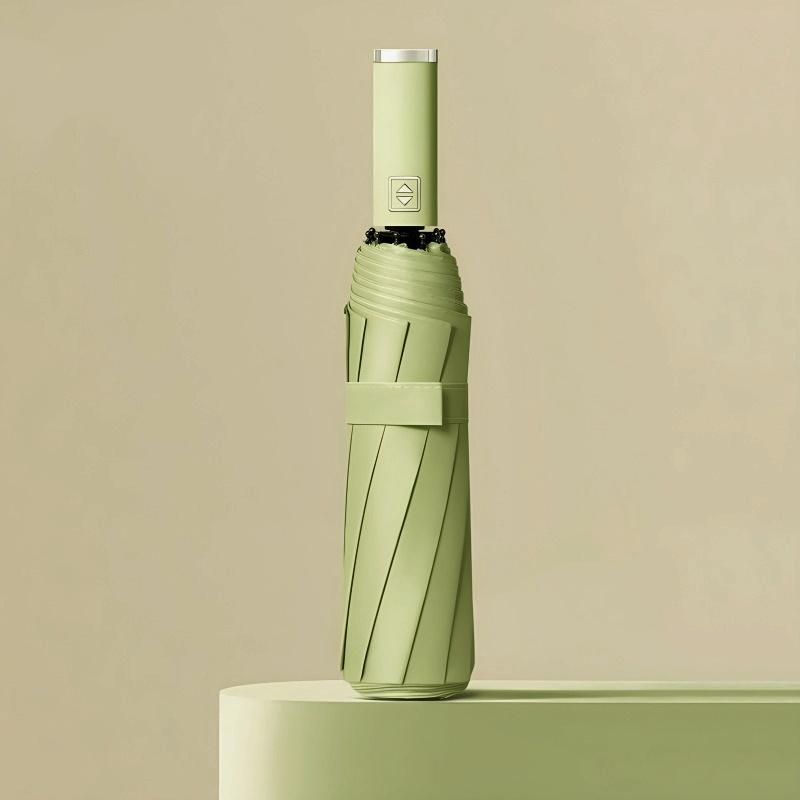 

Stylish Automatic Umbrella, UV Protection, Windproof with 10 Reinforced Ribs, Design for Sun & Rain, Perfect for All Weather зелений