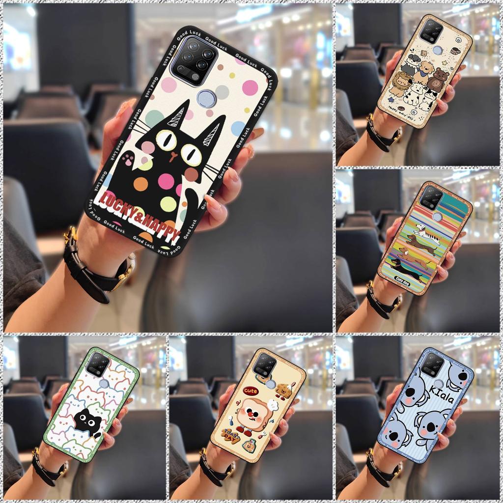 Anti-dust Silicone Phone Case For Tecno Pova/LD7 Fashion Design Cartoon Waterproof Protective Durable Back Cover Cute