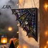 90 Degree Corner Wall Accents 3D Spider Web Halloween Decor, Acrylic Hanging Ornament Durable Holiday Ornaments with Dimensional Effect, Spooky Party