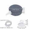 1 Set of 6 Round Shape Aquarium Aeration Stone Suction Cup Holders Air Stone Kit  Aquarium Use