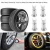 8pcs TR413 Valve Cap Car Truck Wheel Tire Valve Stem Hex Cover Set with Sleeve Covers Valve Caps Auto Tire Accessories