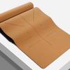Professional Non-Slip Sweat-Absorbent Cork Rubber Yoga Mat for Hot Yoga and Fitness