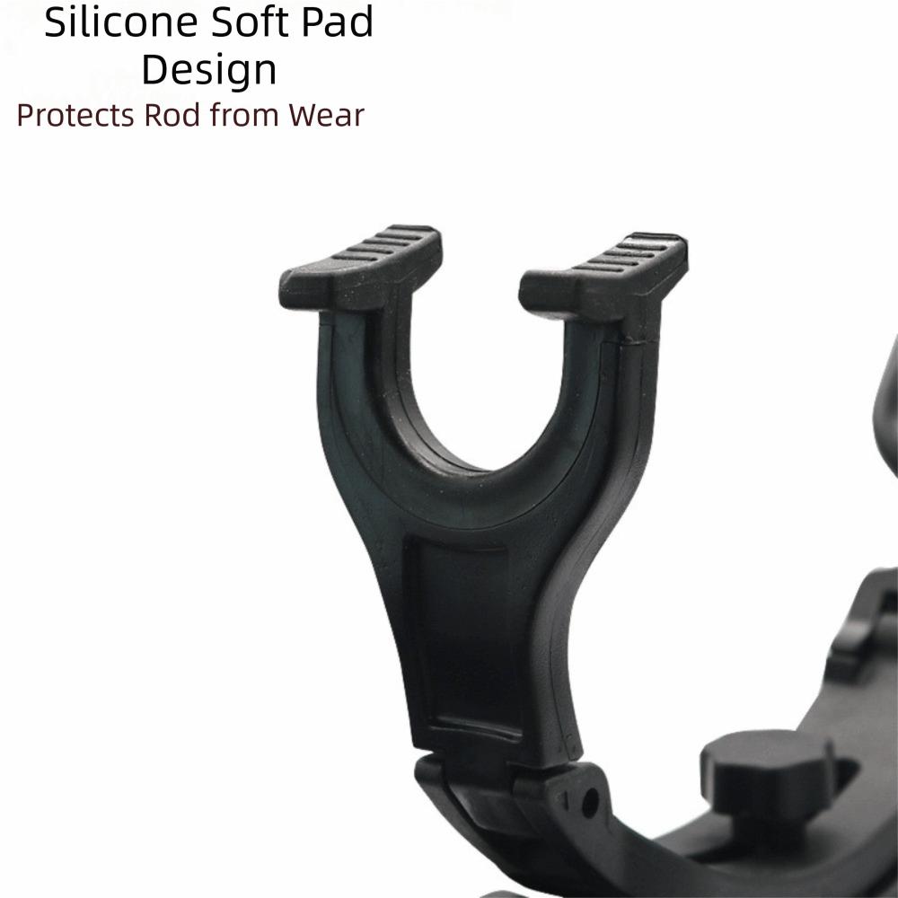 Adjustable Fishing Rod Holder 360° Rotating Fishing Pole Support Fishing Rod Bracket Raft Fishing