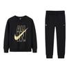 Nike Kids' Fleece-Lined Long-Sleeve Tee & Sweatpants 2-Piece Set