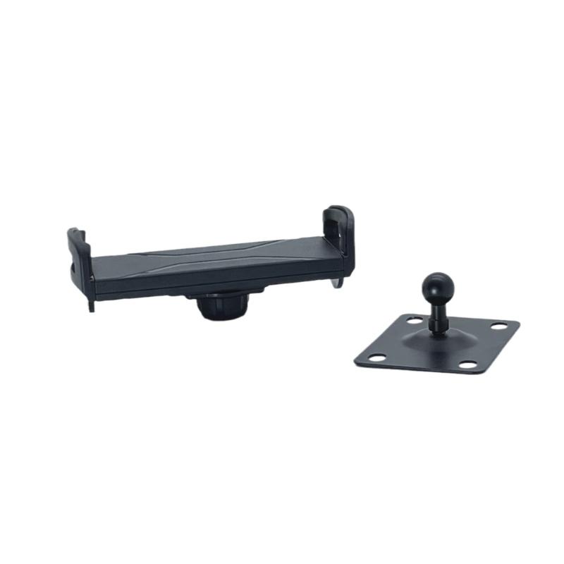 360 Degree Rotating Tablet Wall Holder Plastic & Metal Wall Mounted Tablet Holder for 4.7 to 14 Inch Tablet & Smartphone