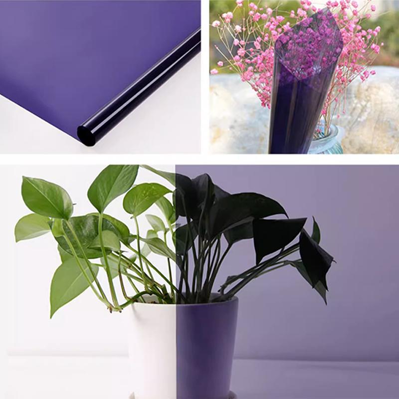 

Transparent Window Film Multicolor Solar Tint Self Adhesive Stain Glass Vinyl Roll Mall Office Home Decor DIY Colorful Films 30x100cm