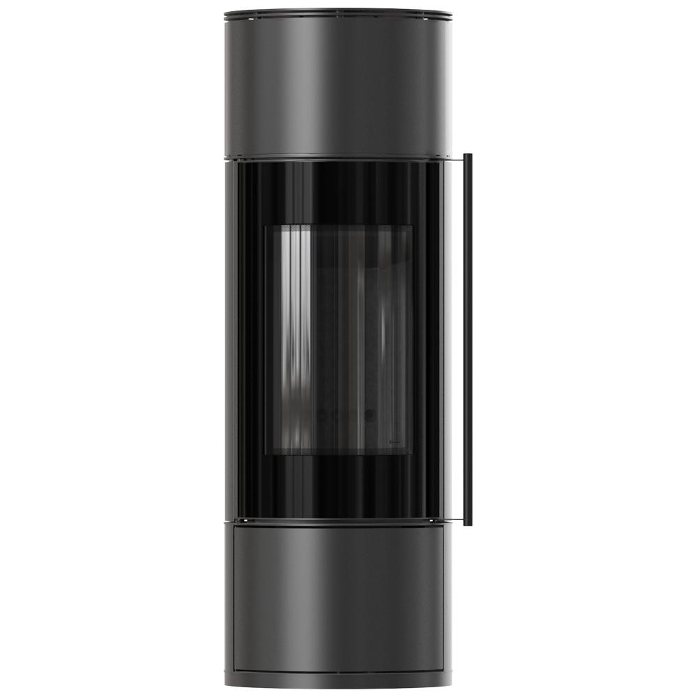 Wood Burning Stove KRATKI AMBLER Ø 150 7 kW Black Thermotec