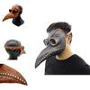 Unique Plague Doctor Mask With Long Bird Beak Design For Gothic Steampunk Halloween Parties