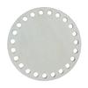 Perforated Wood Basket Base Blank Crochet Basket Base for Making Crochet Knitting Baskets Hand Weaving Home Decoration