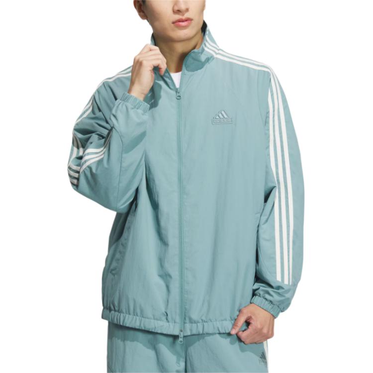 Adidas 3 Stripes Jacket Unisex Cyan JI6648