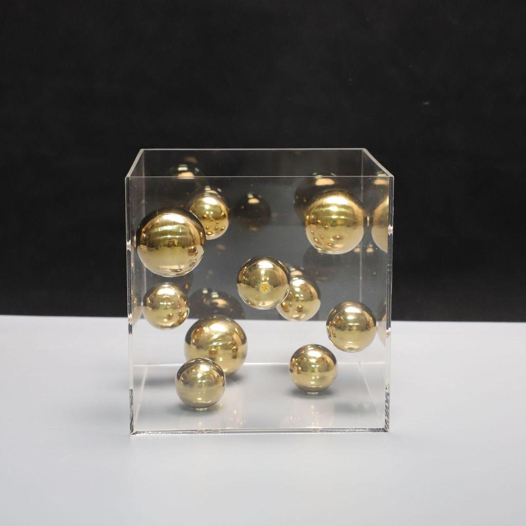 Modern European Light Luxury Acrylic Ball Ornament for Model Room and Office Decor