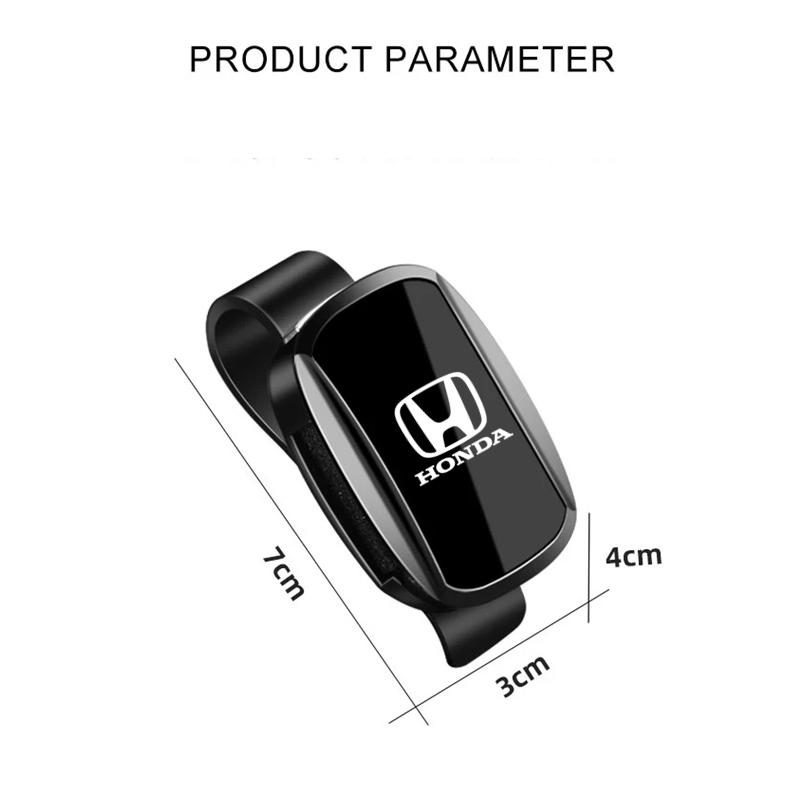 CJPY7 Car Sunglasses Clip Card Ticket Holder Stand Fastener Sun Visor For Honda Fit Civic Accord 7 8 9 10 Pilot City Jazz CRV HRV