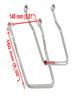 GUDAVO Luggage Bracket Saddlebag Pannier Support Bar for Honda Shadow Spirit VT750 DC and Yamaha Wildstar (Roadster) XV 1700 Warrior