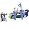 4 Pieces 1/64 Scale Miniature Figure Resin Figurines Figurine Decor Realistic