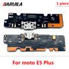 USB Charging Port Charger Board Flex Cable For Moto E7 E6S E1 E6 Plus E1 Play Go E7 Power Dock Plug Connector With Microphone