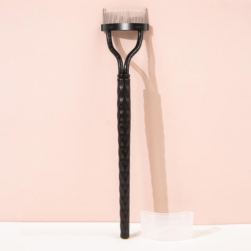 Separatore Ciglia Pettine per Ciglia Pennello Mascara Pennello Separatore Ciglia Pettine per Mascara Applicatore Mascara Curvo