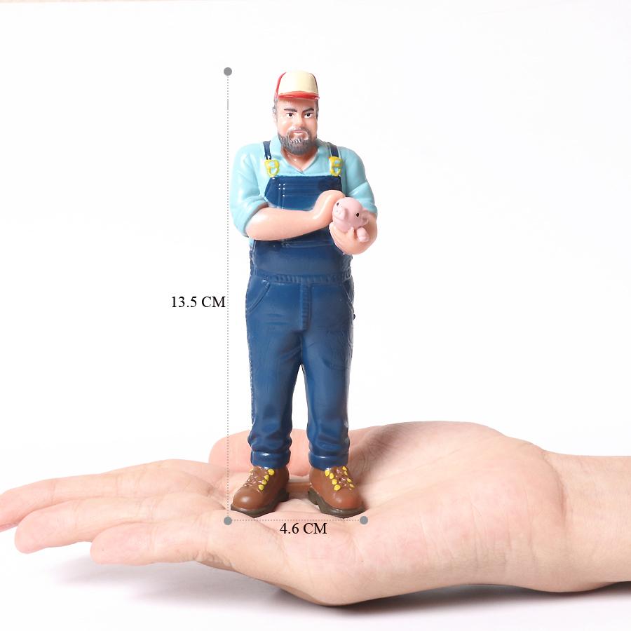 People Miniature Figures Blue collar White collar Firefighter Police Doctor Soldier Fireman Chef Teacher Action Figure Kids toys
