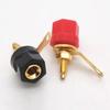 20/80/200pcs 4mm Gold Plated Speaker Amplifier Binding Post Banana Plug Speaker Terminal Binding Post for Connector