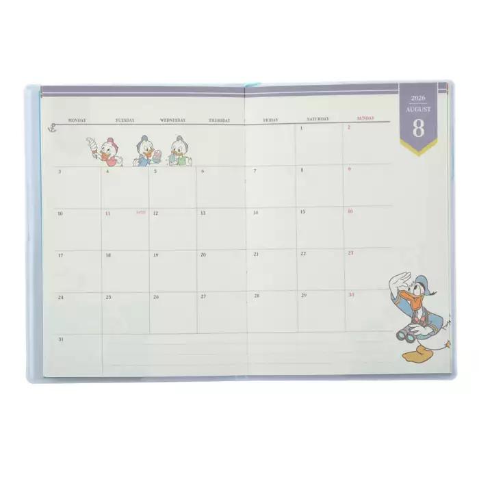 Disney Donald Friends Planner Schedule Book B6 2026 Japan NEW Disney Store