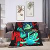 MOMO Dandadan Super Warm Blanket  Decorative Plush Throw Blanket Aesthetic Outdoor Flannel Bedspread Sofa Bed Cover