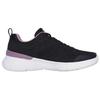 Skechers Sport Womens Comfortable Versatile Breathable Lightweight Low-Top Casual Shoes Women Sneaker Black Pink 150370-BKMV
