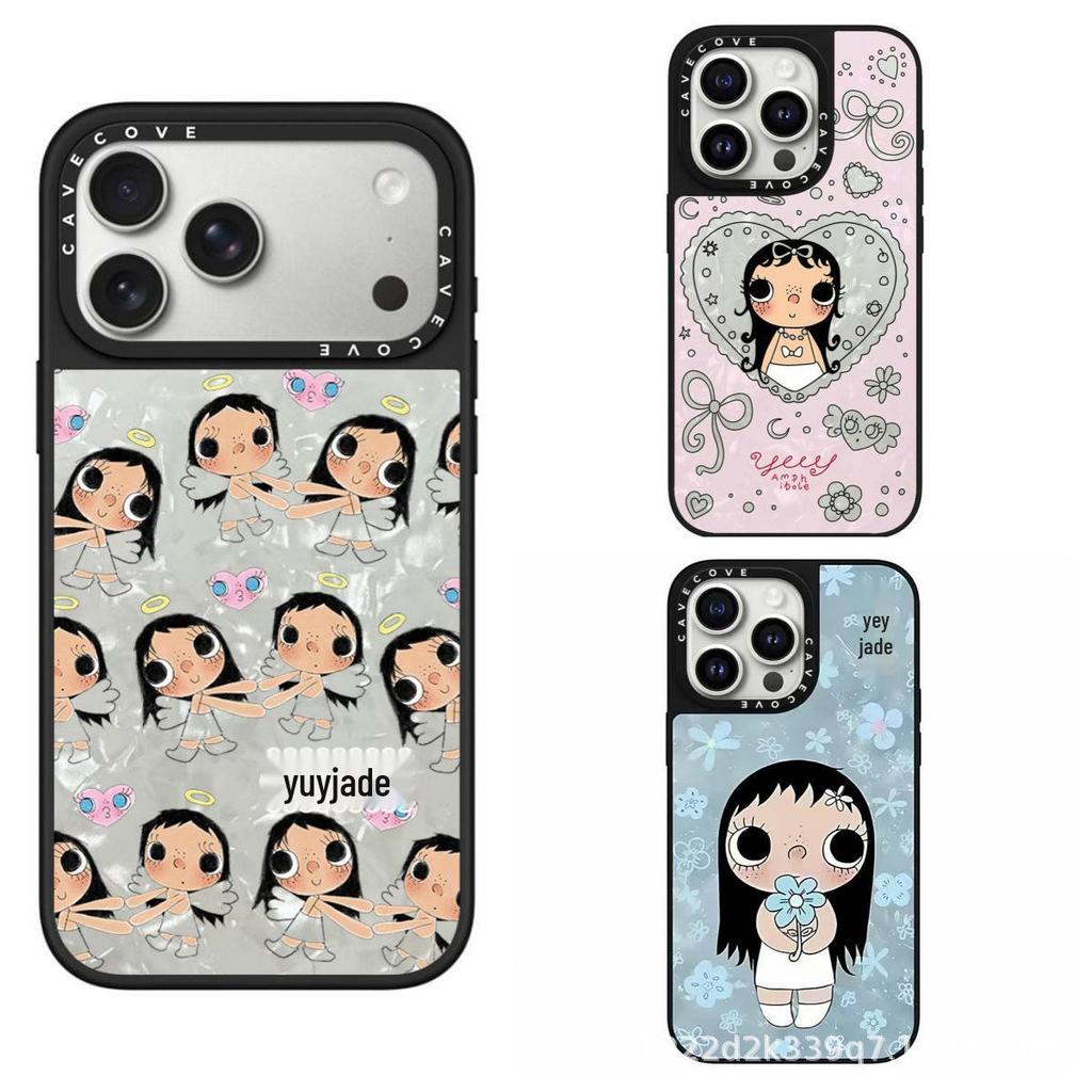 Fritillary Jade Cute Girl Cartoon Phone Case for iPhone 12/13/15/17 Pro Max