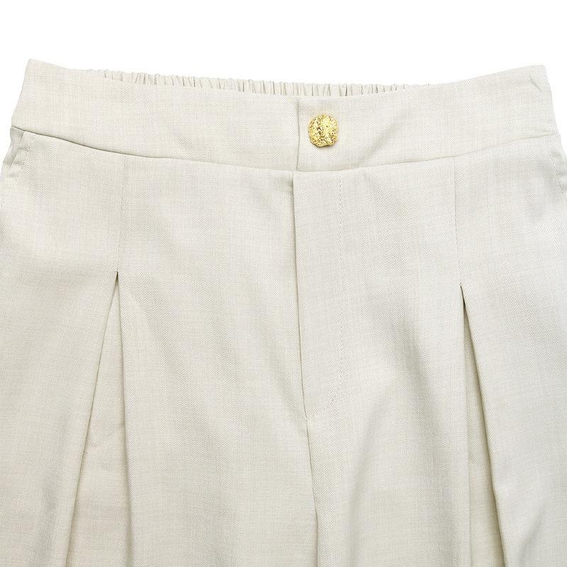 Women's Summer New Solid Colour Senior Open Trousers Temperament Commuter Comfortable Wide Leg Trousers