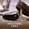 Korean Autumn and Winter Woolen Beret British Style Painter Hat Retro Versatile Face Small Japanese High-end Hat Woman