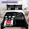 Beşiktaş Pride Loyalty Bettwäsche-Set, Weiche Bettwäsche für Schlafzimmer Heimdekoration, Festivalgeschenk, Atmungsaktiver Bettbezug mit Kissenbezügen, Ikonisch