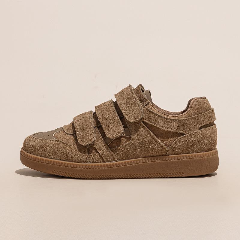 Dexun shoes women's spring new thick-soled heightening versatile breathable spring and autumn single shoes Internet celebrity casual sports shoes