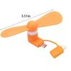 Apple Phone Mini Plugin Fan With Soft Blades Portable Cooling For Commuting And Office