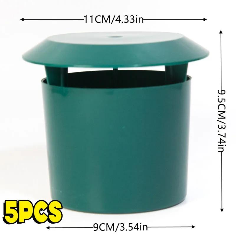 Beer Slug Snail Traps Plastic Snail Trapper Reusable Snails Catcher Slug House for Garden Farm