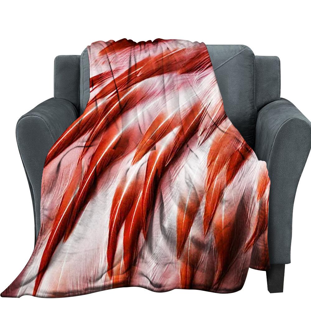 Moderne Tier-Kunstfell-Decke Kinder-Cartoon-Tiger Verdickte Flanelldecke