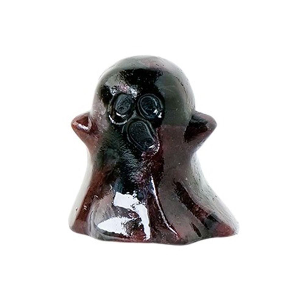 Creative Crystal Ghost Figurine Ghost Shaped Natural Crystal Ghost  Desk Decoration