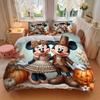 3pcs Set Autumn, Thanksgiving, Mickey Bedding Set with Duvet Cover+Pillowcases, All-Season Polyester, Zipper Closure51