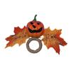 Fixed Napkins Halloween Napkin Ring Festive Atmosphere Maple Leaf Napkin Button  Hotels