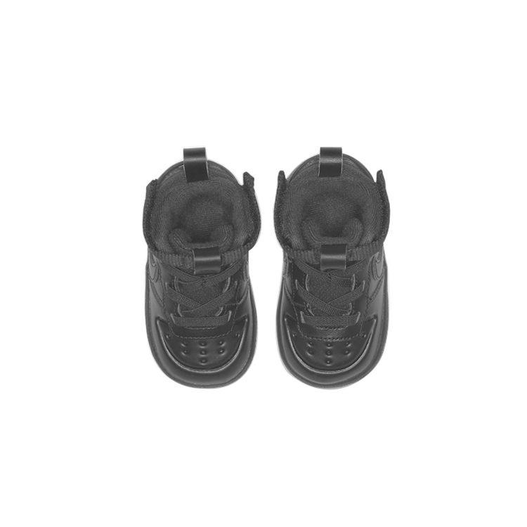 Nike Court Borough Mid 2 Boot High top Toddler Shoes Black Infant And Toddler BQ5445-001